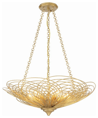 Crystorama Doral 6 Light Renaissance Gold Chandelier