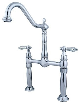 Kingston Brass Vessel Sink Faucet, Polished Chrome