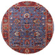 Ahgly Company Indoor Round Mid-Century Modern Area Rugs, 7' Round