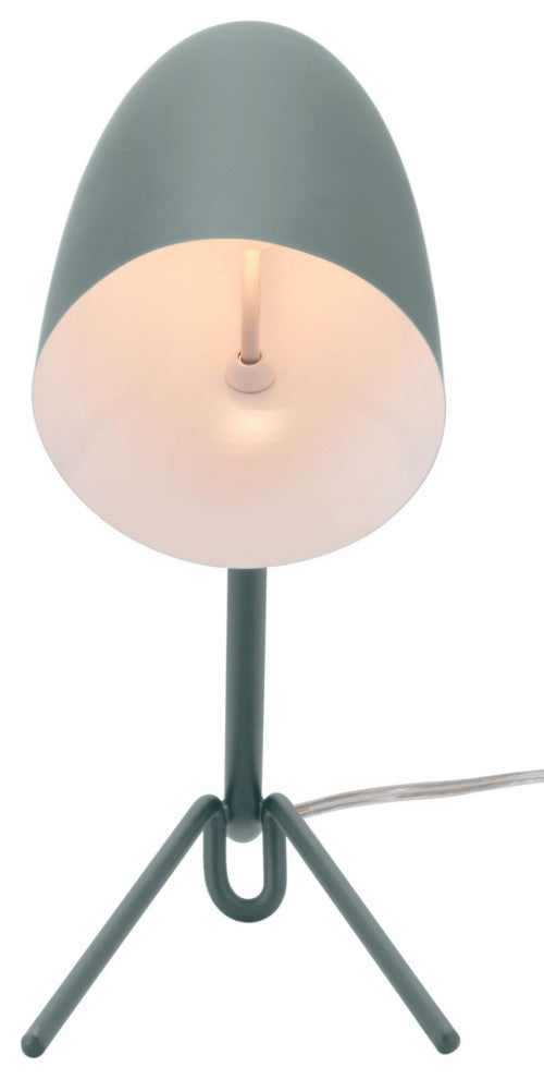 Table Lamp, Steel Metal, Green, Kitchen Lounge Cafe Bistro Lobby Hospitality