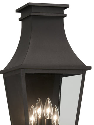The Great Outdoors 7992 Gloucester 4 Light 23" Tall Outdoor Wall - Sand Coal