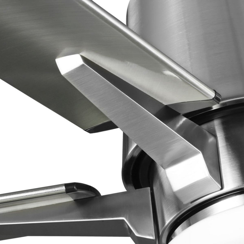 Arlo Collection 60" Indoor/Outdoor 6-Blade Brushed Nickel Ceiling Fan