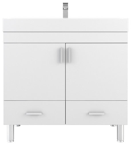 Ripley 36" Modern Bathroom Vanity Set, White