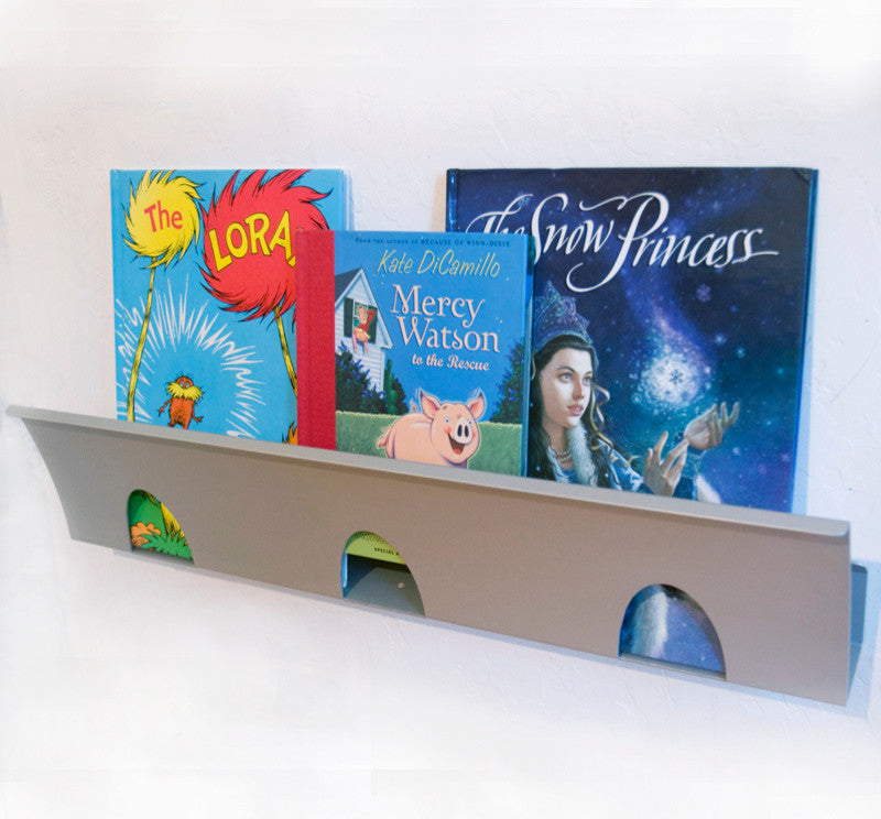 Magazine Shelf, Aluminum, wall mount