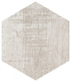 Sawnwood Hex Grey Porcelain Floor and Wall Tile