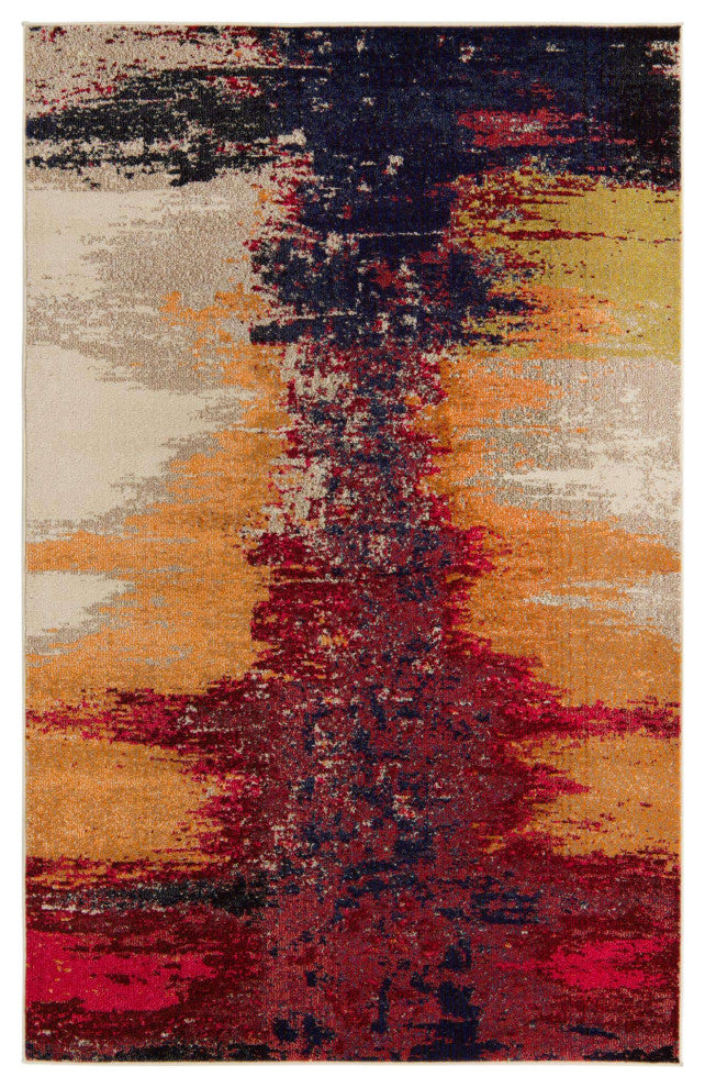 Rug Unique Loom Estrella Pink Rectangular 5' 0 x 8' 0