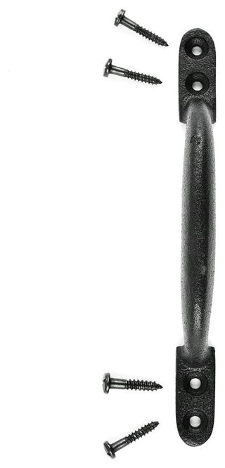 4 Door Pull Black Wrought Iron Pull 6" |