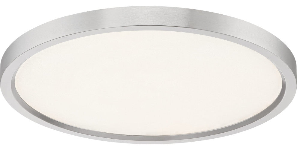 Quoizel OST1715BN LED Flush Mount, Brushed Nickel Finish