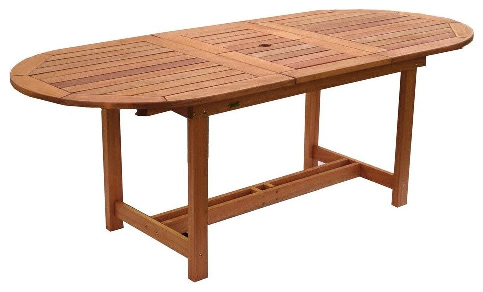 Amazonia Milano 9-Piece Grand Oval Extendable Deluxe Patio Dining Set