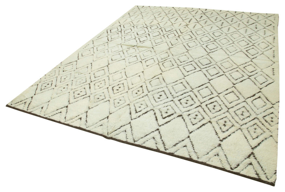 Rug N Carpet - Handmade Unique 7' 9'' x 9' 7'' Moroccan Area Rug