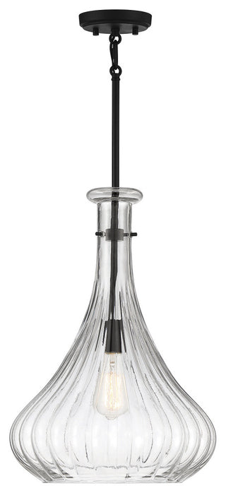 Bristo 1-Light Matte Black Pendant