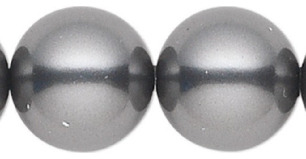 Priscilla 36x28" 10 Light Chandelier, White, In Dark Gray Pearl