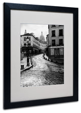 'Montmartre' Matted Framed Canvas Art by Chris Bliss
