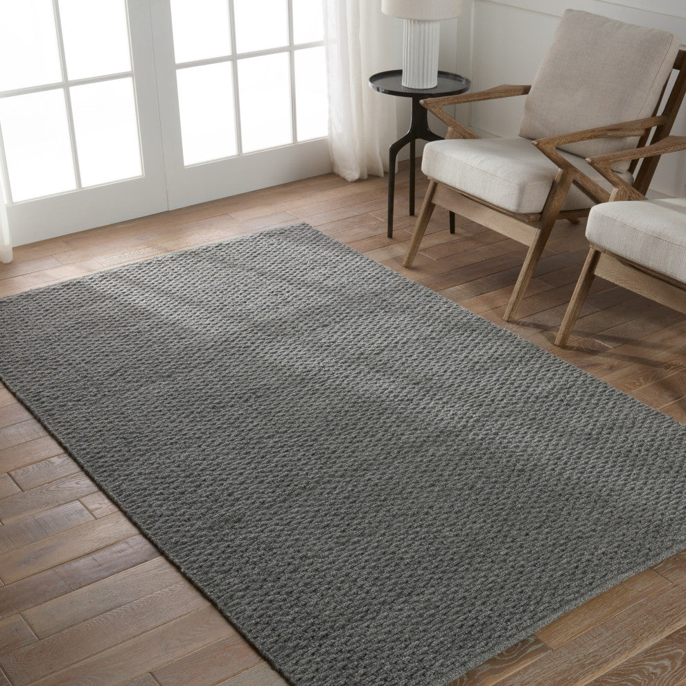 Jaipur Living Windcroft Handmade Solid Gray Area Rug 6'X9'