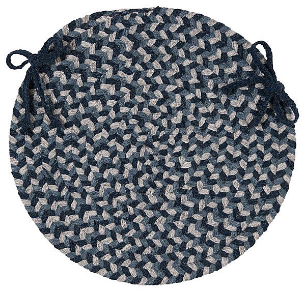 Colonial Mills Chair Pad Boston Common Capeside Blue Chair Pad