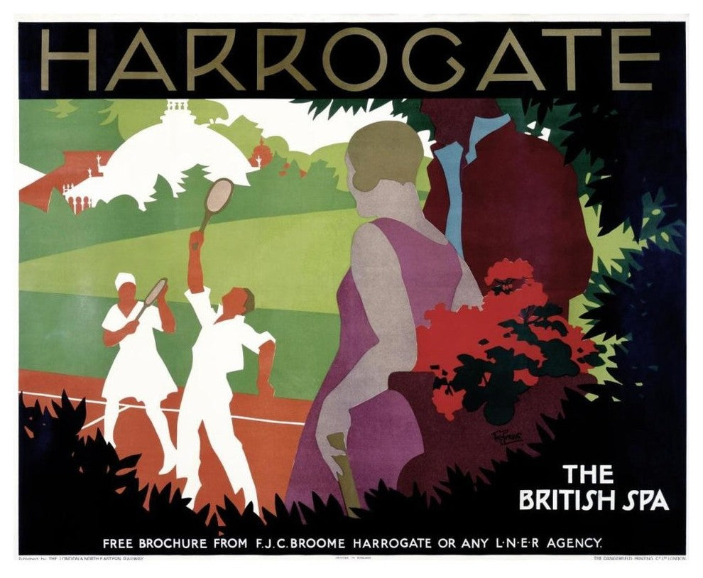 "Harrogate" Digital Paper Print by Tom Purvis, 46"x38"