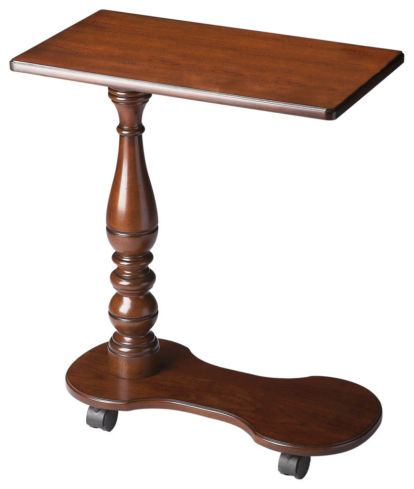 Mabry Mobile Tray Table, Dark Brown
