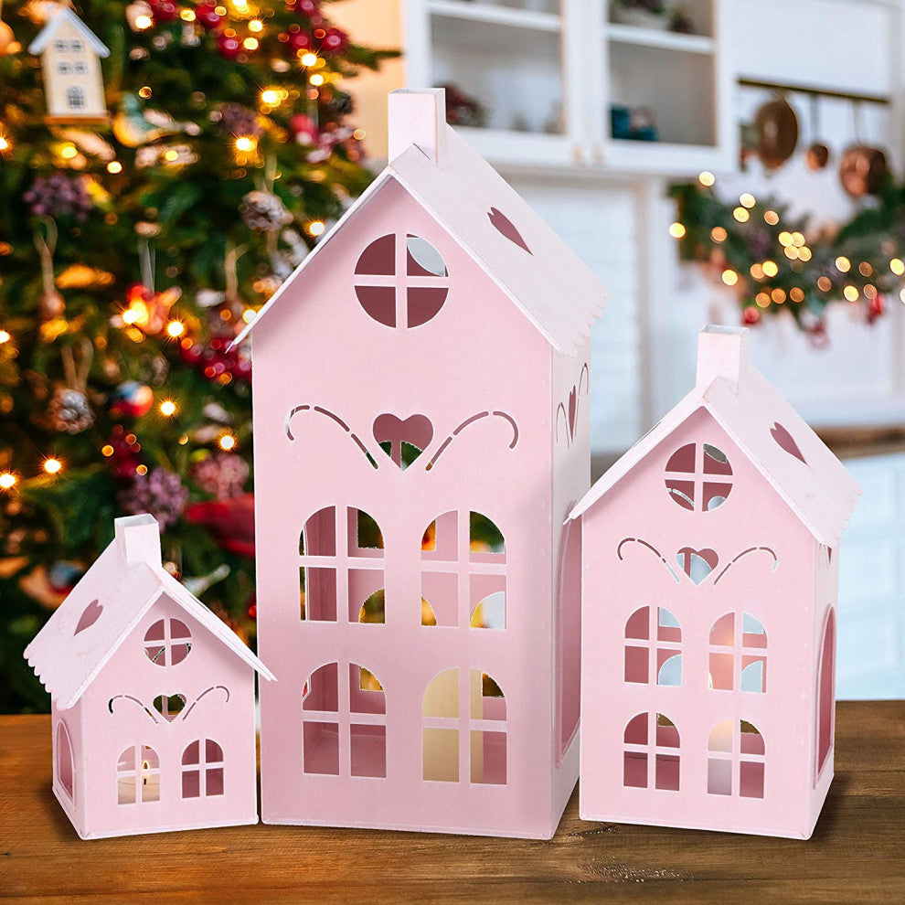 Pop Pink Candle Lanterns