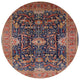 Ahgly Company Indoor Round Mid-Century Modern Area Rugs, 7' Round