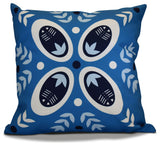 Decorative Holiday Pillow Geometric Print, Teal, 20"x20"