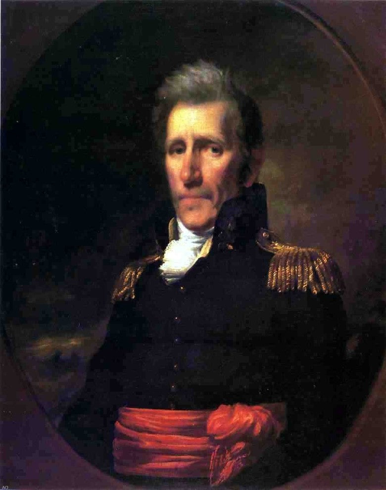 Samuel Lovett Waldo Major General Andrew Jackson Wall Decal Print