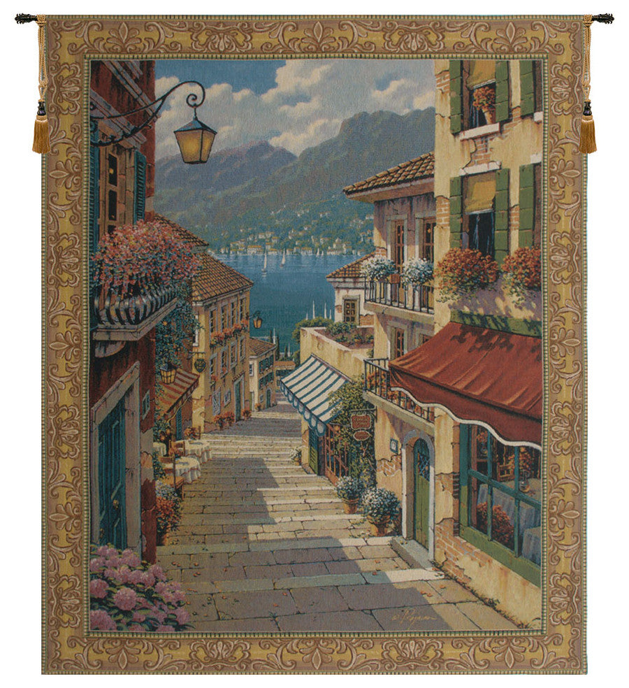 Bellagio Village Belgian Wall Tapestry
