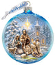 Nativity at The Chapel Glass Ornament Limited Edition