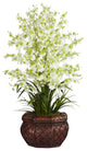 Dancing Lady Silk Flower Arrangement, Green