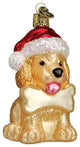 Old World Christmas 12133 Jolly Pup Blown Glass Ornament