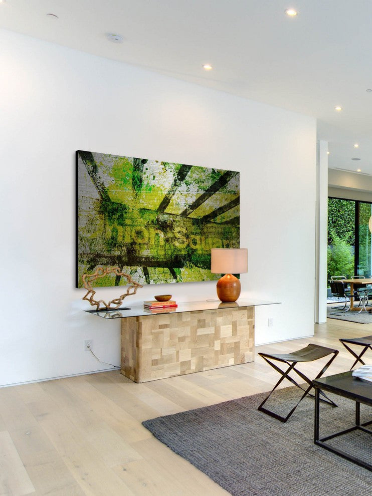 "Union Square" Print on Brushed Aluminum, 45"x30"