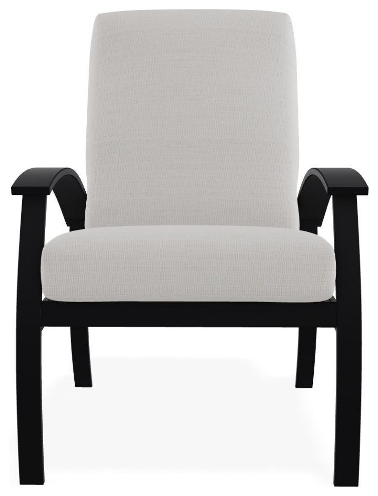 Belle Isle Cushion Deep Seating Outdoor Armchair, Tabloid Cloud/Black
