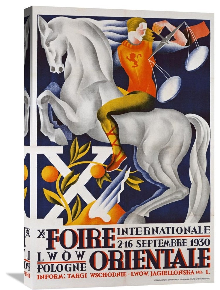 "Xe Foire Orientale" Stretched Canvas Giclee 20x30