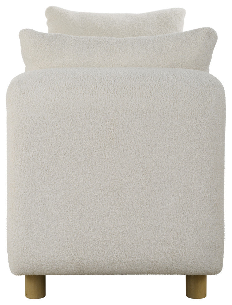 Uttermost Repose Oversized Ivory Bench