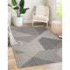 Resort Abstract Indoor/Outdoor Area Rug, Gray, 7'10"x9'10"