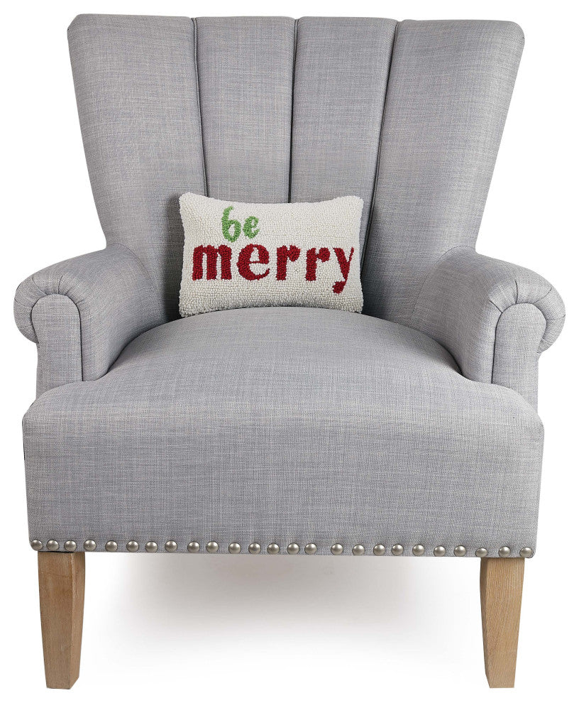 Be Merry Hook Pillow