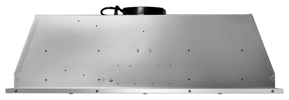 Cosmo 36" Insert Range Hood With Push Button Controls, Stainless Steel