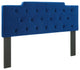 Juliet Tufted Full/Queen Performance Velvet Headboard - Navy