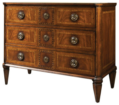 Italian Mahogany and Inlay Chest