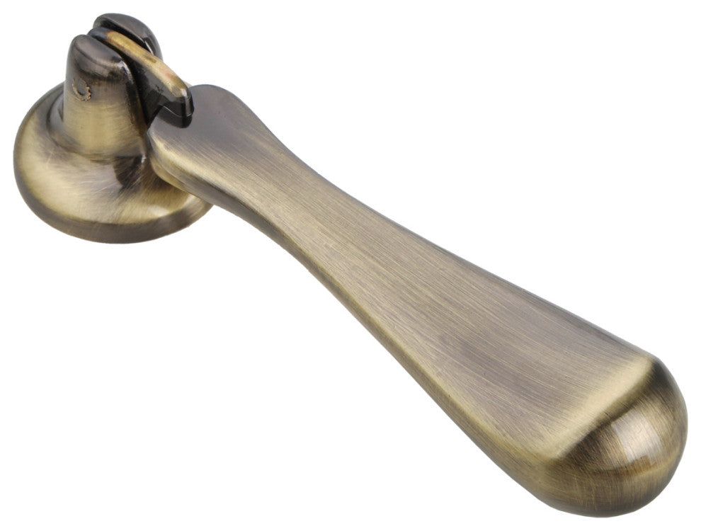 Utopia Alley Danbury Pendant Cabinet Pull, 3", Antique Brass, 10 Pack