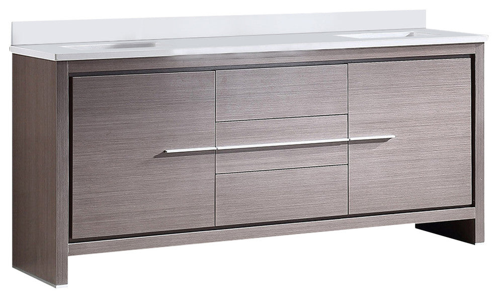 Allier 72" Double Sink Bathroom Cabinet