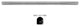 Universal Pewter Nickel 1/2" x 12" Metal Pencil Liner Wall Tile Trim ( Set of 5)