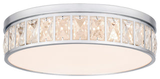 Gibson LED Flush Mount, Polished Chrome