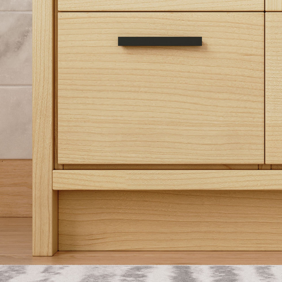 The Sacha Bathroom Vanity, Maple, 48", Single Sink, Freestanding
