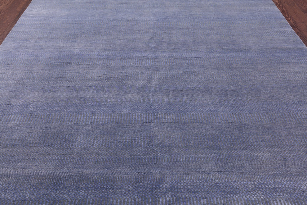 7' 11" X 10' 0" Savannah Grass Wool and Silk Hand-Knotted Rug Q11426