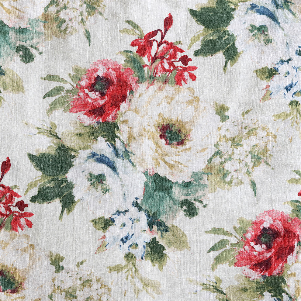 Peony Flanged Euro Sham, 27"x27", 1 Piece, Blossom