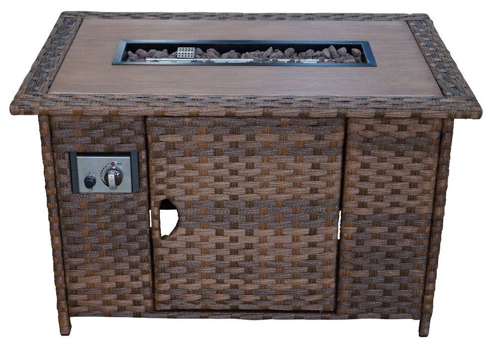 Costa Mesa Fire Pit, Brown