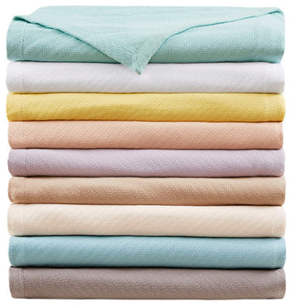 Madison Park Liquid Cotton Liquid Cotton Blanket, Lilac