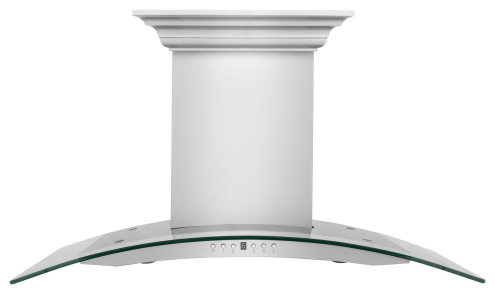 30" ZLINE CrownSound Ducted Vent Wall Mount Range Hood, KN4CRN-BT-30