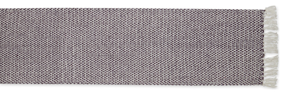 Eggplant Woven Table Runner 15x72