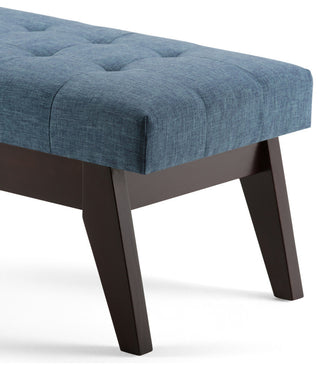 Draper Mid Century Tufted Ottoman Bench